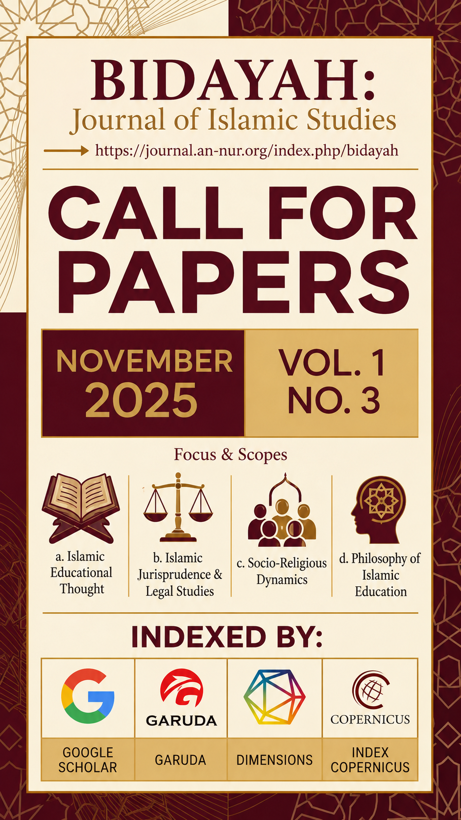 Call for Papers Poster